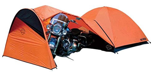 Carpa tipo domo Harley-Davidson con vestíbulo para motocicleta miniatura 2