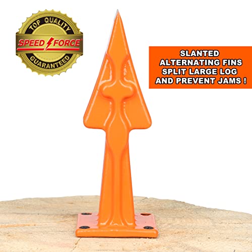 image for SPEED FORCE Firewood Kindling Log Wood Splitter – No Axe!Wedge Point