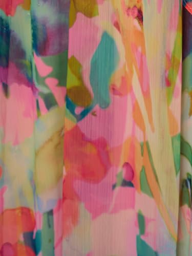 Adrianna Papell Women's Print Chiffon Trapeze Dress3