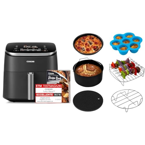 COSORI Friggitrice ad Aria Turbo Blaze 6L con 6 Pezzi Accessori