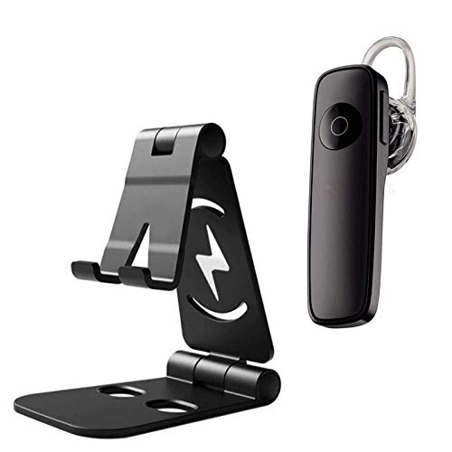 CROGIE New Best Wireless Bluetooth Earphone Headphone for Calling & Music with 301 Stand Angle Mobile Stand. Phone Holder for Phone, Android