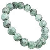 新宿銀の蔵 エメラルド ブレスレット 11mm 18.5cm メンズL レディースLL サイズ 誕生石 5月 天然石 パワーストーン 腕輪 数珠 グリーン 緑 新宿銀の蔵 エメラルド ブレスレット 11mm 18.5cm メンズL レディースLL サイズ 誕生石 5月 天然石 パワーストーン 腕輪 数珠 グリーン 緑