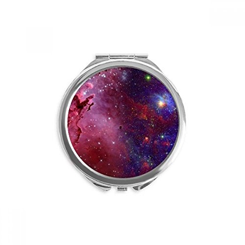 Miroir de maquillage de poche nuages bleu rouge pour rester impeccable en voyage