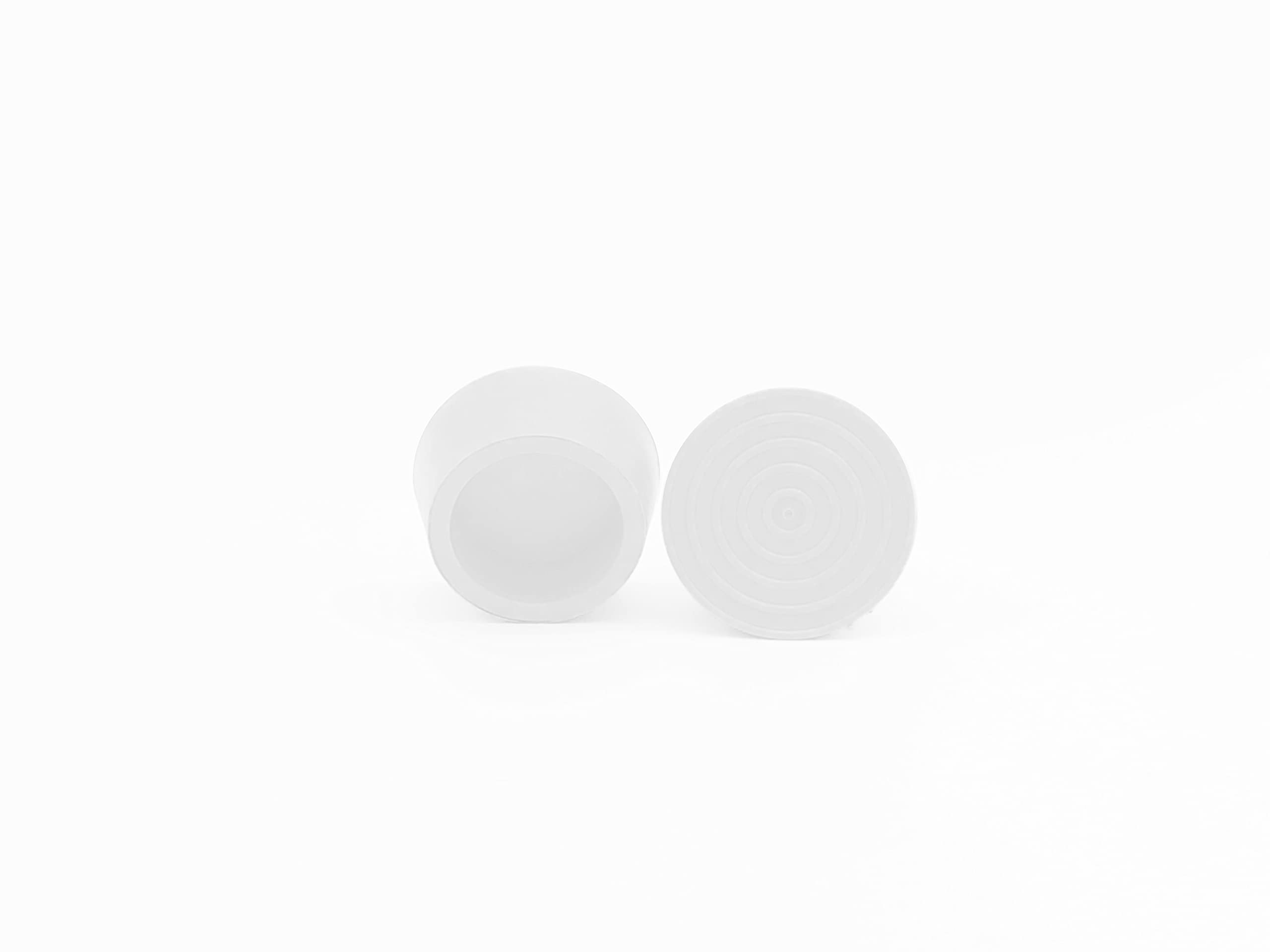 Bouchon de seuil pour échelle de piscine. Couleur blanche. Lot de 2 unités