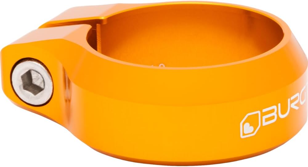 Burgtec Seat Clamp - 34.9mm Diameter - Iron Bro Orange