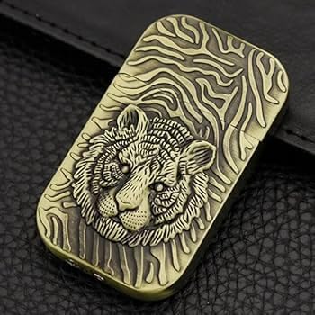 A.K.TRADERS Tiger Print Jet Flame Lighter Metal Finish Lighter for Smoking and Camping Cigarette Lighter with Red Flame-picture-24