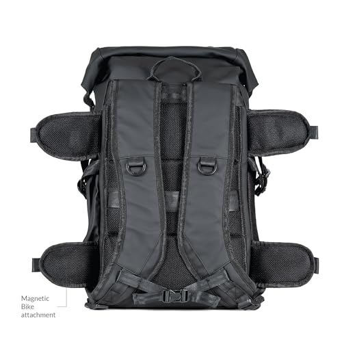 Image of MONKEY TROOPERS Stormy Backpack Bag, 15-Inch Laptop Compartment, Water Resistant, Magnetic Tank Mount, Touch-Sensitive Navigation Pocket, Travel, Biking, Hiking Backpack For Men & Women
