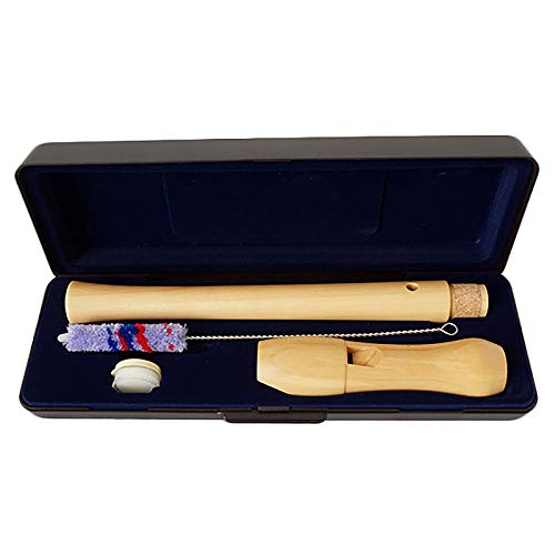 Flauta Dulce de Madera Soprano Clarinete con Llave en C de 8 Orificios Flauta de Flauta Vertical Instrumento Musical de Madera (Color : Multi)