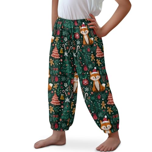 Image of Unisex Little Kids Yoga Trousers Bohemian Beach Pants Baggy Harem Activewear for Boys and Girls Age 3-10