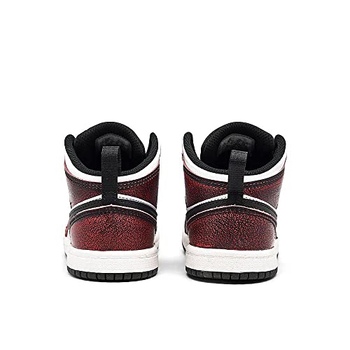 Jordan Toddler's 1 Mid SE Wear-Away Chicago Blk/Ifr 23-Wht-Sail (FB0566 006) - 34