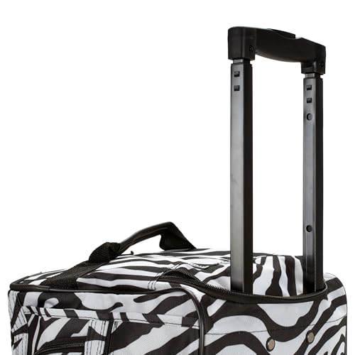 Image of Rockland Rolling Duffel Bag, Black, 22 inch