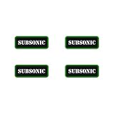 fagraphix (4X Subsonic Ammo Can Sticker Set for Ammo Case Decal 2A Molon Bullet