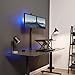VIVO Dual Monitor Stand Up Desk Mount Extra Tall 39 inch Pole, Fully Adjustable Stand for up to 27 inch Screens, Black, STAND-V012