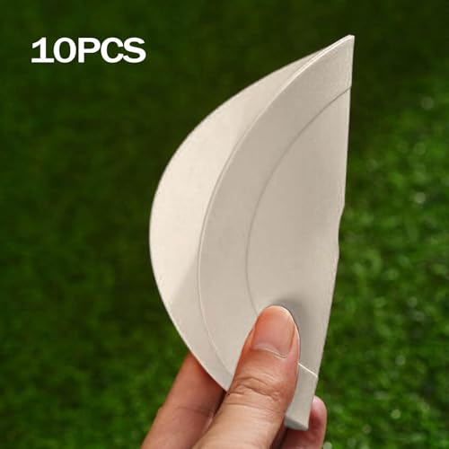 10 Pieces Flat Cones Markers Floor Dots Non Slip Rubber Plates Flat Discs 5.9 inch for Soccer Speed Agility Training3
