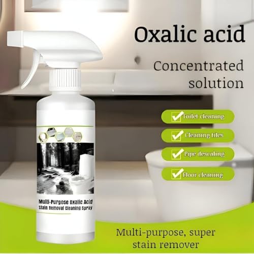 Image of Oxalic Stain Removal Spray | Hard Water & Limescale Remover, Kitchen & Bathroom Degreaser, Pet Odour Eliminator | Eco-Friendly Surface Cleaner 200ml