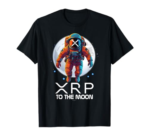 spaceman xrp astronauta Criptomoneda novio novia Camiseta