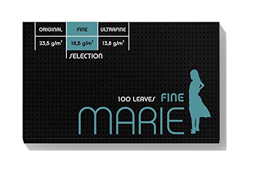 Marie Black Fine papier à rouler en lot de 20 carnets pour vos moments de détente