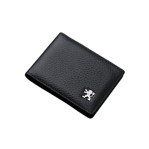 WSXCDE Portafoglio Uomo, per Peugeot GT GTI 206 208 307 308 2008 3008 106 108 306 206 208 Porta Carte di Credito Uomo Portafoglio Pop-up, RFID Portafoglio Uomo Slim con Portamonete