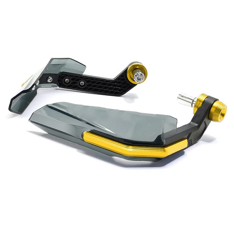 TONYSA Protège-mains Pour Moto, Haute Résistance Aux Chocs Deflecteur De Vent Pour Guidon De Moto Noir 90864021