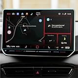 FRVVPL Bildschirmschutzfolie Navigation Für ID.Buzz 2024 12,9 Zoll Bildschirmschutzfolie Aus Gehärtetem Glas, Auto-Infotainment-Radio, GPS, Blendschutzfolie(Navigation protector.)