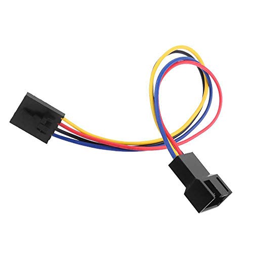 Adaptador de conector ventilador 5Pcs 5Pin a 4Pin miniatura 6