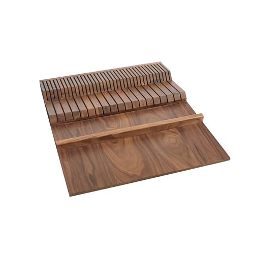 Image of Rev-A-Shelf Trim-to-Custom-Fit Knife Block Drawer Insert Divider Organizer