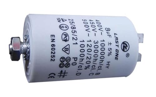 CONDENSATEUR 8 MF 450V LAST ONE POUR LAVE LINGE - CAP514UN Cover