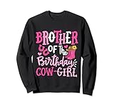 Photo Gallery fratello del compleanno cowgirl bambini western rodeo matching felpa Photo Gallery fratello del compleanno cowgirl bambini western rodeo matching felpa