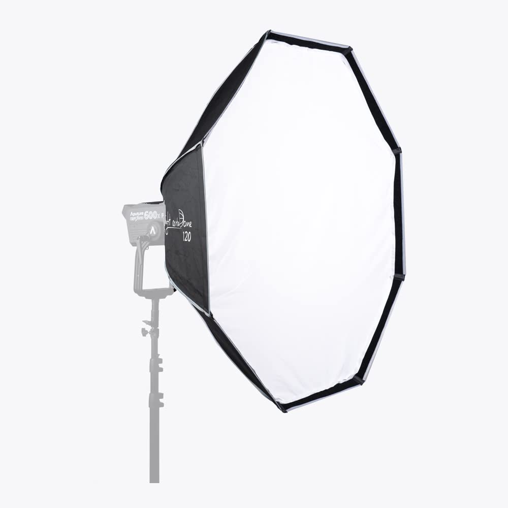 NiceFoto 90cm/120cm Parabolic Umbrella Softbox – For Aputure LS C300D, 120D, 120D II & Bowens Mount Lights