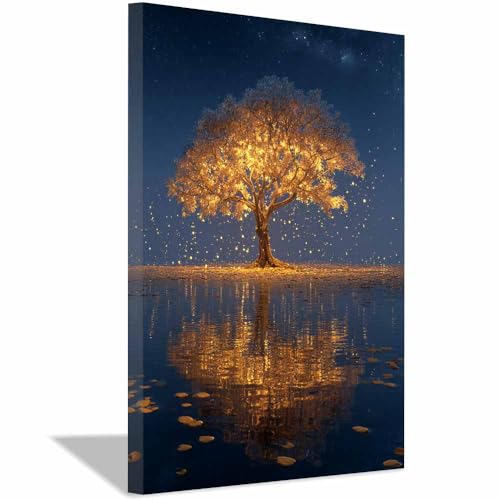 Arbre de Vie Impression Sur Toile pour égayer un salon sombre ou un bureau