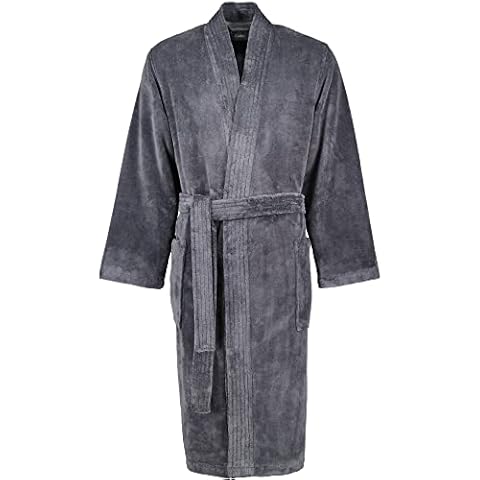 Cawö Home Bademäntel Herren Kimono 800 anthrazit Cover