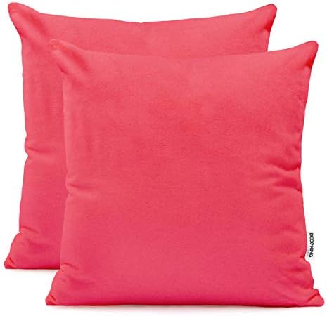 DecoKing 2 Poszewki na poduszki 50x50 cm Jersey bawełna zamek błyskawiczny butelkowa zieleń zielony Amber