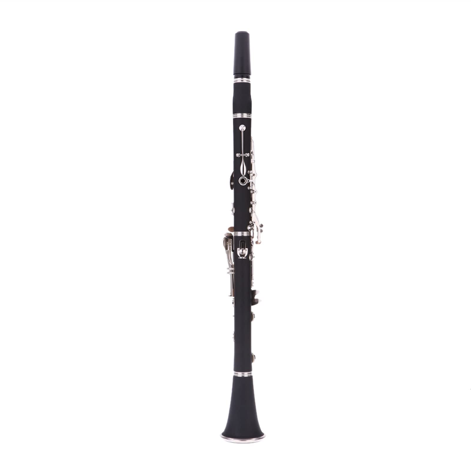 17 Llave BB Flat Clarinet Nickel Plating Con Guantes De Tela De Limpieza Instrumentos Musicales Duraderos