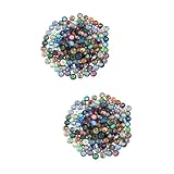 Mélange de carreaux : convient pour la conception de bijoux de bricolage, utilisé pour les boucles d'oreilles, les boutons de manchette et autres objets artisanaux, rendant votre décoration hors du commun, breloque en forme de demi-rond