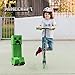 Minecraft 2 Wheel Kick Scooter with Light Up Wheels – Foldable, Non-Slip Deck, Comfortable & Smooth Ride