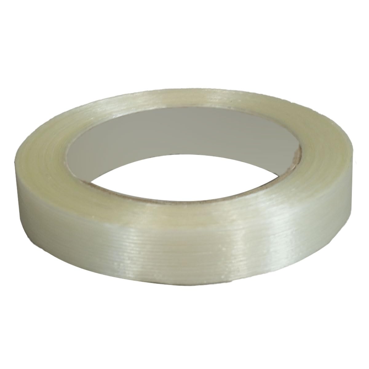 Tecplast Ruban adhésif armé fil à fil transparent 130µ - rouleau adhésif 19 mm x 50 m - Carton 6 rouleaux