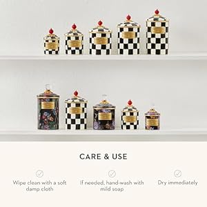 Mackenziechildscourtlycheckenamelcanisterblackandwhitekitchenstoragecontainerwithlidlarge Urban Country Home Decor Mackenzie childs courtly check enamel canister black and white kitchen storage container with lid large urban country home decor