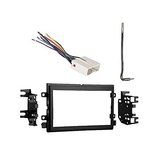 Harmony Audio Compatible with Mercury Milan 2006 2007 2008 Double DIN Stereo Harness Radio Install Dash Kit Package