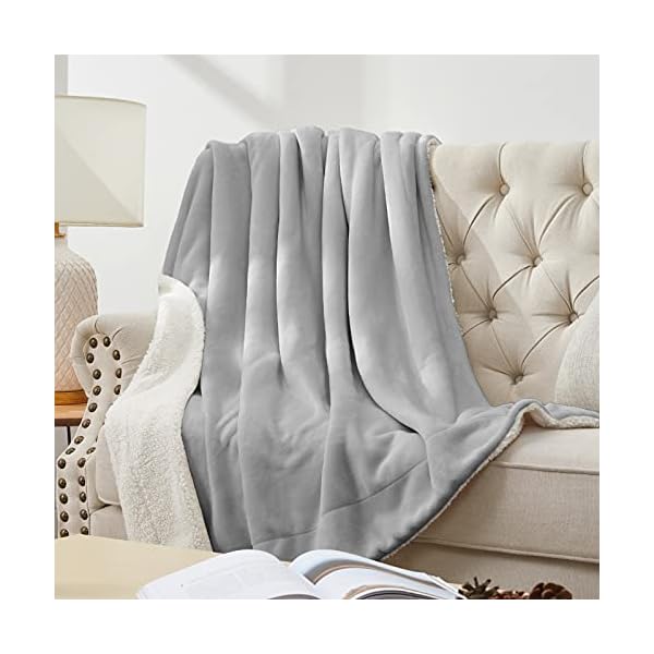 Walensee Sherpa Fleece Blanket Plush Throw Fuzzy Super Soft Reversible Microfiber Flannel Blankets For Couch, Bed, Sofa Ultra Luxurious Warm and Cozy For All Seasons - Image 8