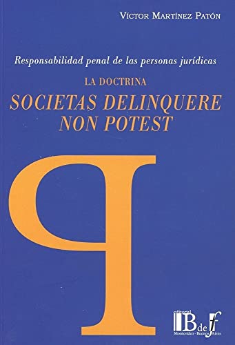 Portada de La Doctrina. Societas Delinquere Non Potest