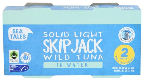 Sea Tales, Tuna Skipjack In Water 2 Pack, 5.6 Ounce