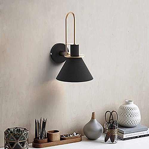 Lámpara de pared moderna aplique de metal para dormitorio salón comedor E27 5