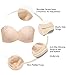 DELIMIRA Women's Strapless Jacquard Minimizer Bra Plus Size Underwire Non-Padded Beige 34DD