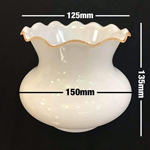Croydon White Gold Line tip Replacement Clip on Glass lampshade for Ceiling Wall Light lamp