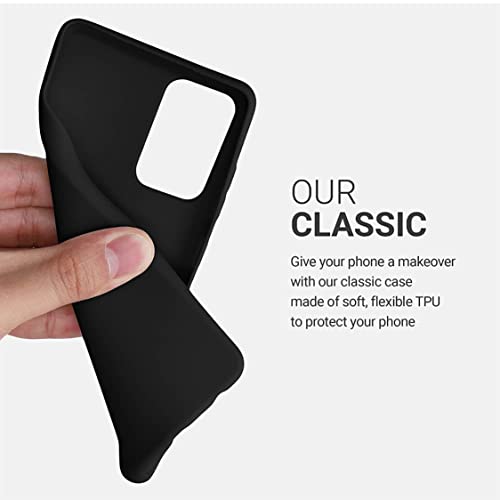 Image of Mobile Back Cover Case for Samsung Galaxy M32 5G (Silicone Case|CameraProtection|Black SC1510)