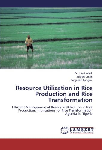 Resource Utilization in Rice Production and Rice Transformation: Efficient Management of Resource Utilization in Rice Production: Implications for Rice Transformation Agenda in Nigeria