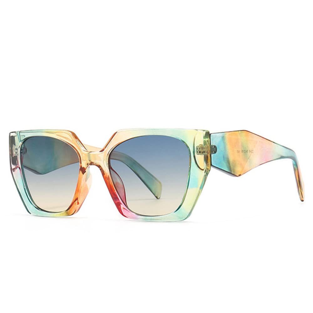 Lunettes de soleil œil de chat rétro nuances dégradées UV400 mode - 5