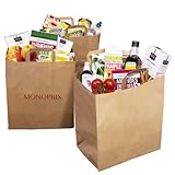 Sac de courses plastique ou kraft