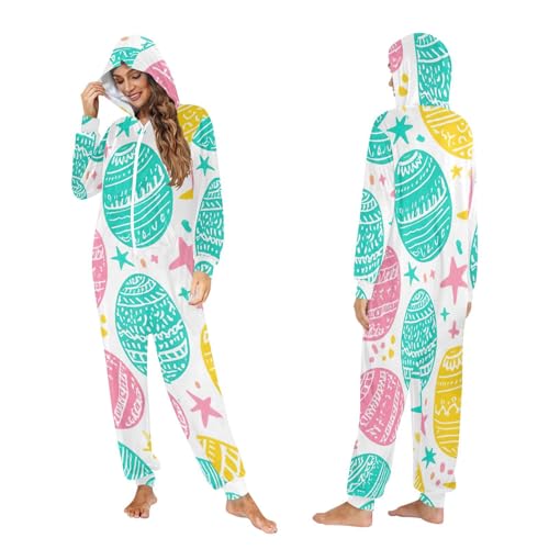 Pijama de una pieza con capucha holgado para evitar el frío 5