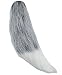 Children Fox Tail Soft Long Fur Halloween Party Costume Fancy Dress 14" (Gray with White)